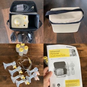 Medela Advanced Pump In Style Breast Pump with Car Adaptor and All Accessories